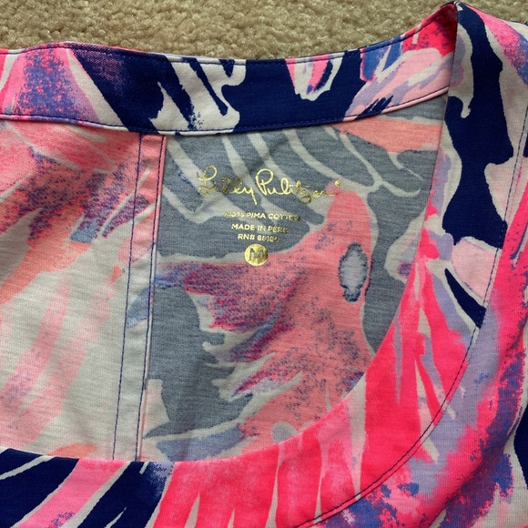 Lilly Pulitzer jersey dress size medium in excellent condition. - Picture 2 of 3